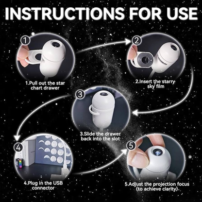 Premium 3D Galactic Projector